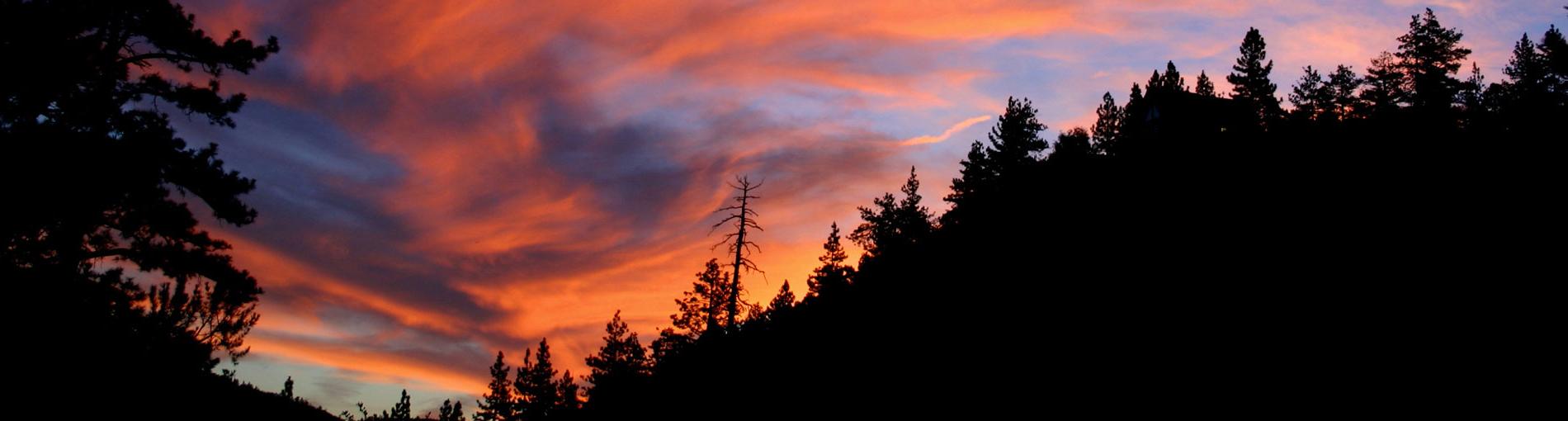 Sunset at Pine Mountain Club - Photo By Richard Benjamin